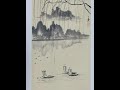 Scenery is actually all along the way! #CreativeInspiration #YileCalligraphy #HandDrawing
