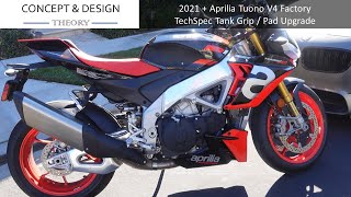 2021 Aprilia Tuono V4 Factory Techspec Tank Grip Pad Upgrade Diy Install