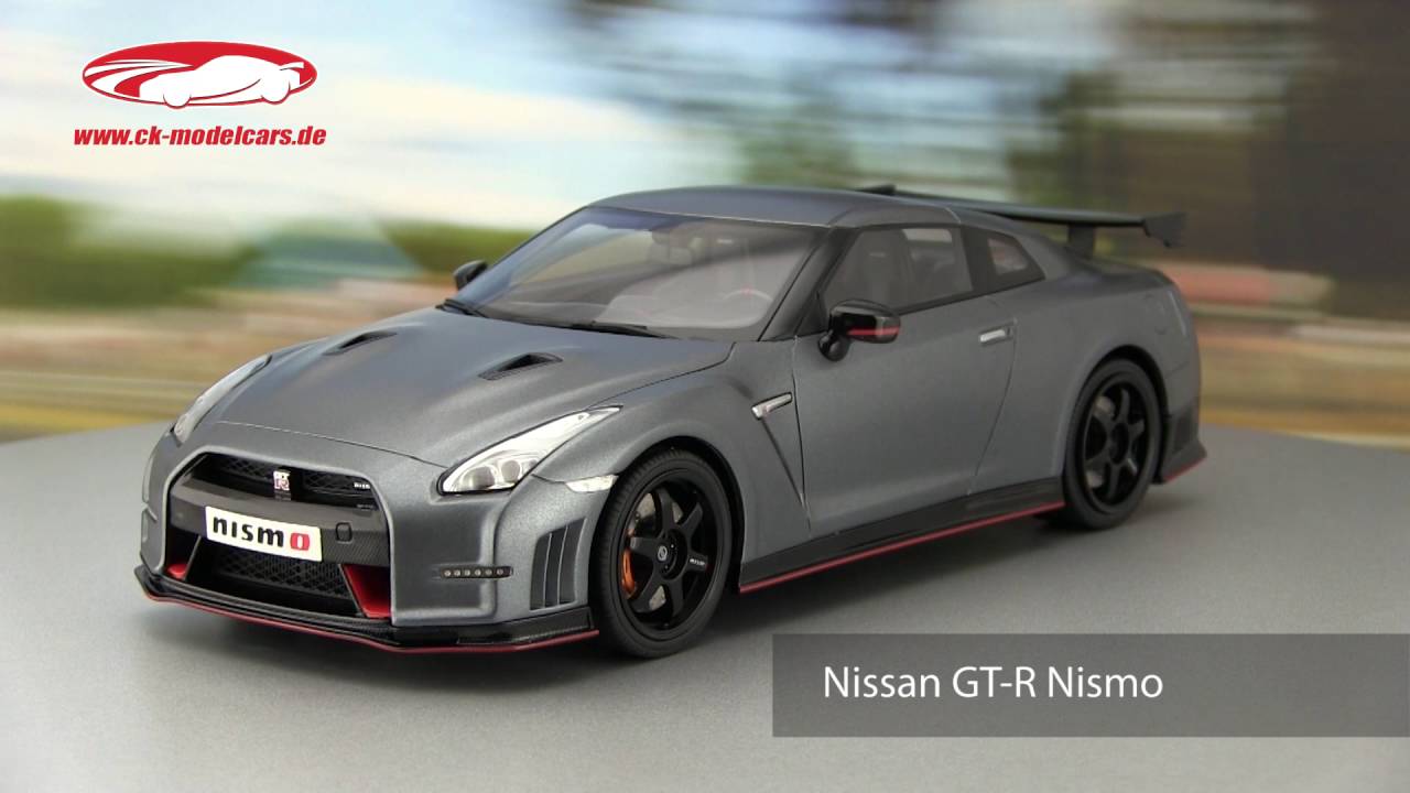 GT-SPIRIT 1:18 Nissan GT-R Nismo dark gray metallic ZM060 model