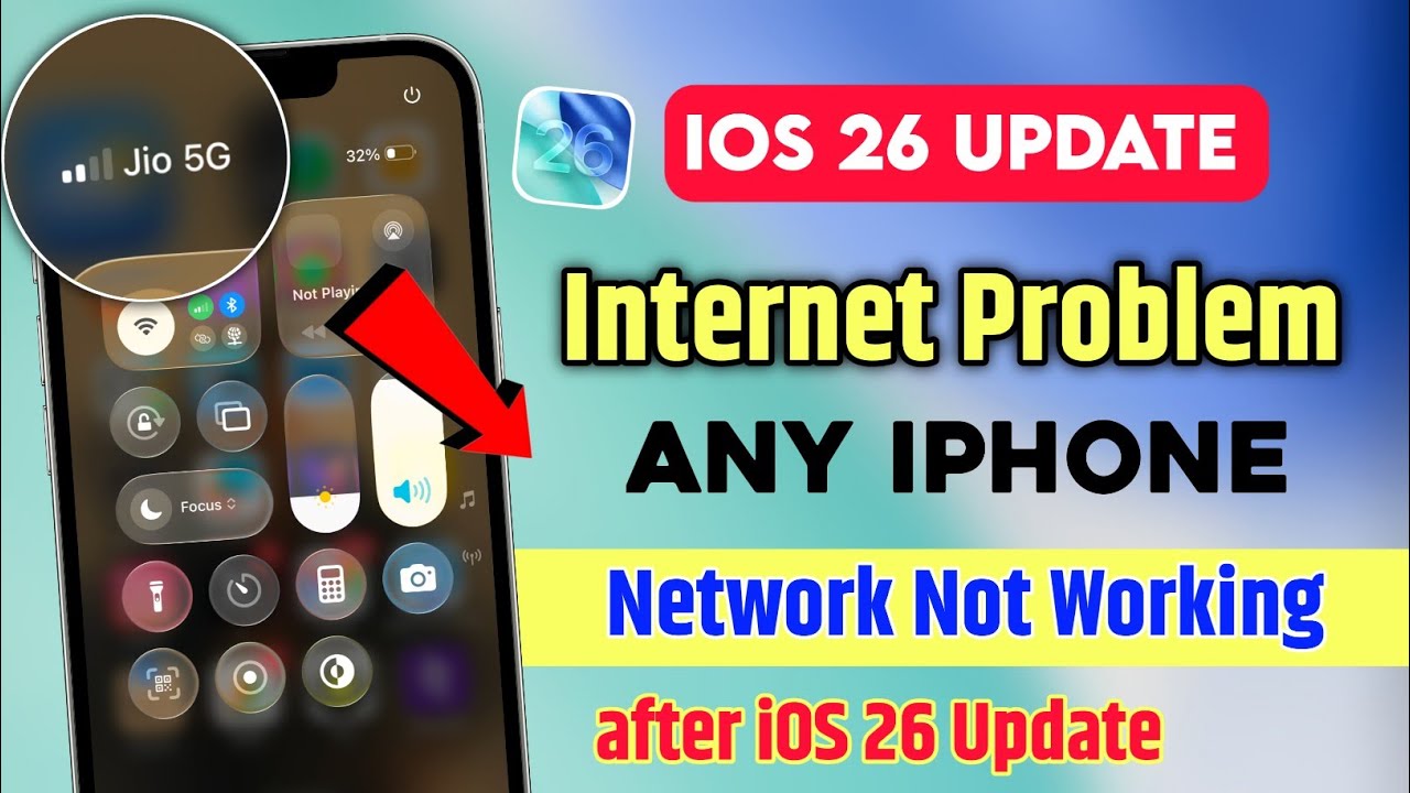 iphone internet not working ios 26 | internet connection not working on ...