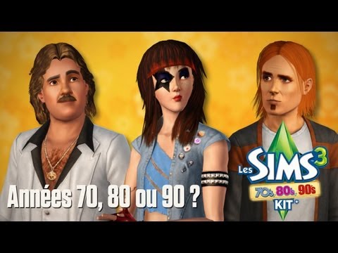 Kit d'objets Les Sims 3 70's-80's-90's [Trailer Officiel] - Kit d'objets Les Sims 3 70's-80's-90's [Trailer Officiel]