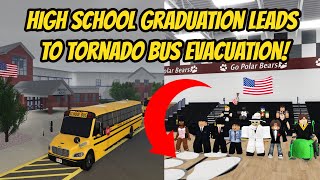 Greenville, Wisc Roblox l High School Graduation TORNADO Bus Roleplay