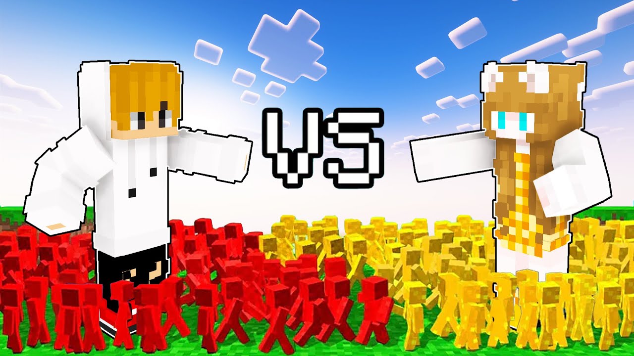 CeeGee vs Yasi CLAY SOLDIERS in Minecraft! ( Tagalog )