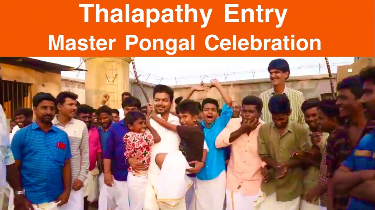 Thalapathy Entry In Master Pongal Celebration |