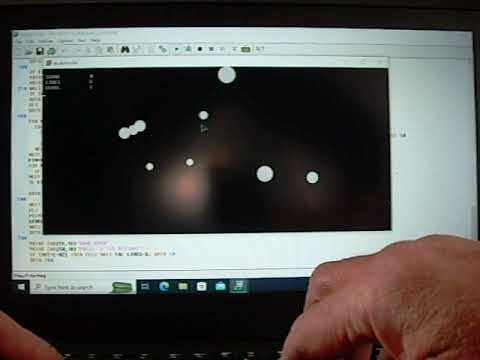 I wrote a little copy of Asteroids on BBC BASIC for WINDOWS.