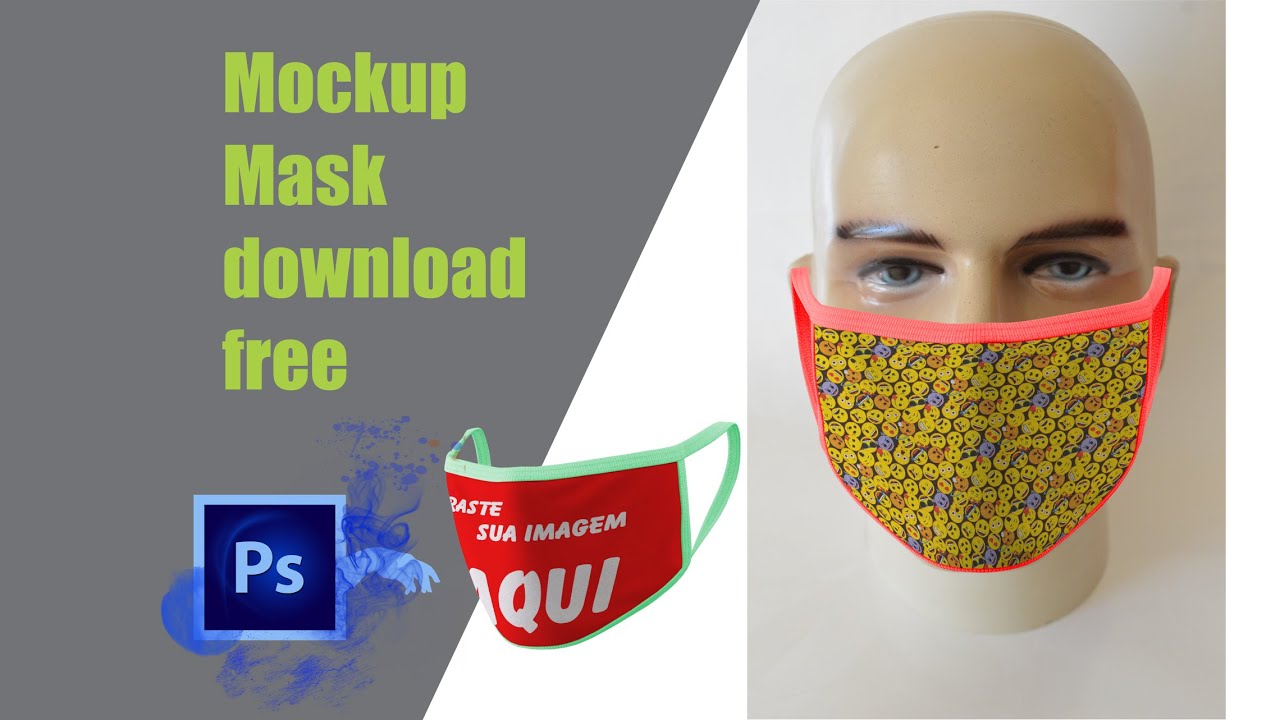 Download Mockup Mask Download Free Edit For Photoshop Youtube PSD Mockup Templates