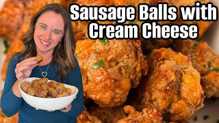 Are Sausage Balls with Cream Cheese the EASIEST Appetizer to Make EVER?