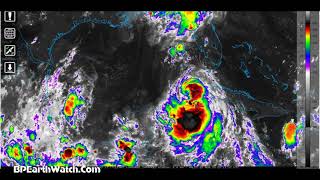 TS Laura Turns North Early /INTO THE OPEN GULF