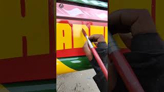 Truck Painting Jadeja Name Logo Writingtrending painting truckart painting