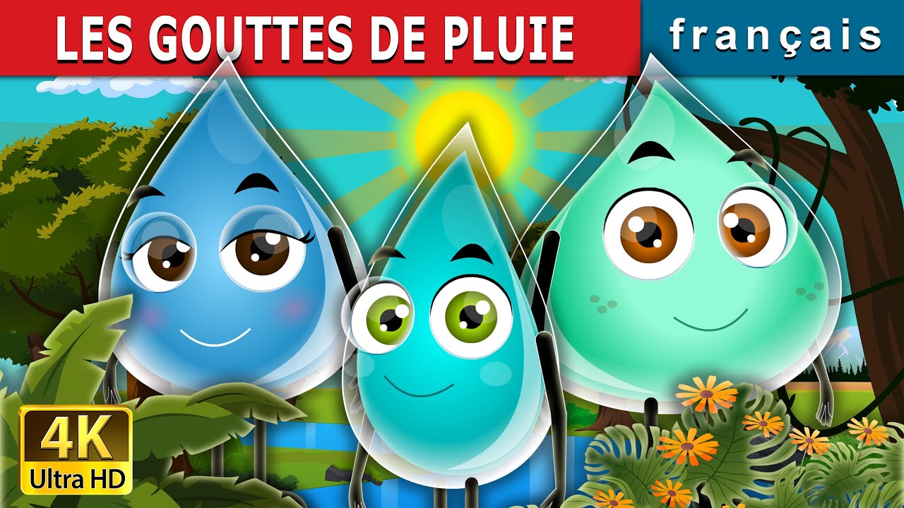 LES GOUTTES DE PLUIE | The Raindrops Story | Contes De Fées Français