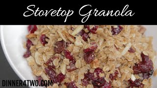 Stovetop Granola