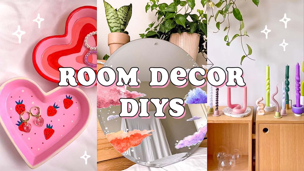 how to make your room AESTHETIC with DIYs 🎨 *cheap room decor* PART 1