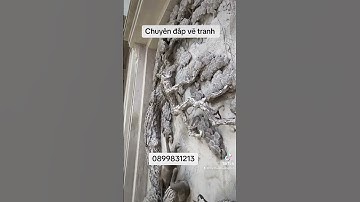 Đắp tranh si măng