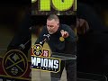 &quot;Who wants another ?&quot;- Michael Malone &amp; The Nuggets wants another ring!💍🙌| #Shorts