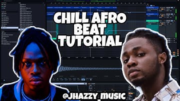 CHILL AFRO BEAT TUTORIAL in 10mins on ableton live, fl studio and logic Pro x