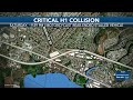 Motorcyclist critically injured after crashing into stalled vehicle on H-1 near Waimalu