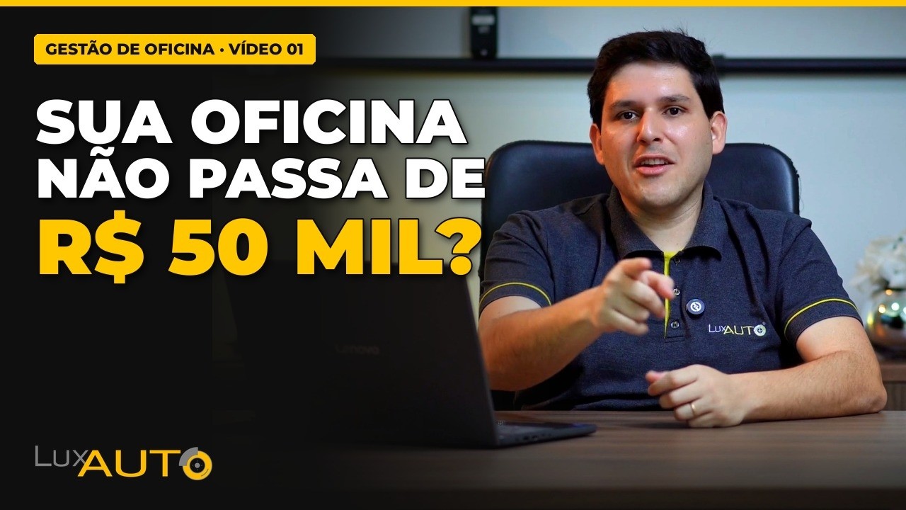 consultor explicando porque 90% das oficinas não passam de R$ 50 mil por mês