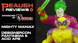 Video Review: Mighty Maniax Designercon Exclusive FANTASMA and ACID APE