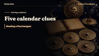 What is a Panchangam? Five calendar elements explained Austin Panchangam Vs Other Astrological Tools What S The Difference