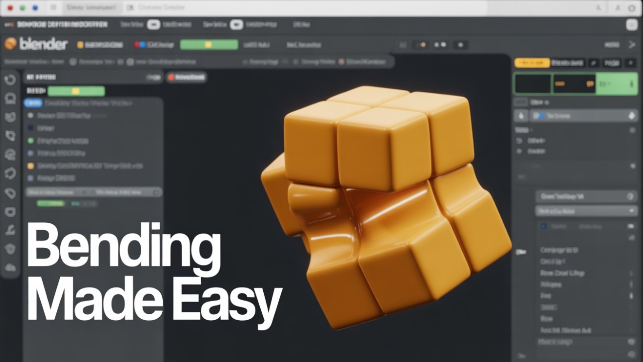 Blender Simple Deform Modifier in Hindi – Transform Your Models Easily ...