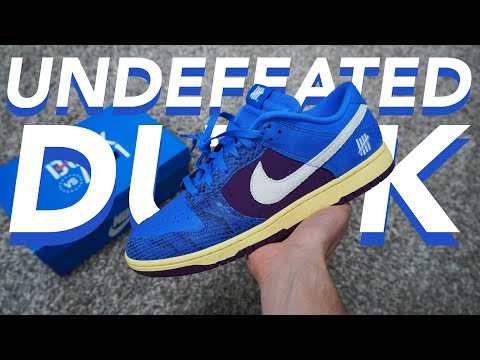 nike dunk undefeated white