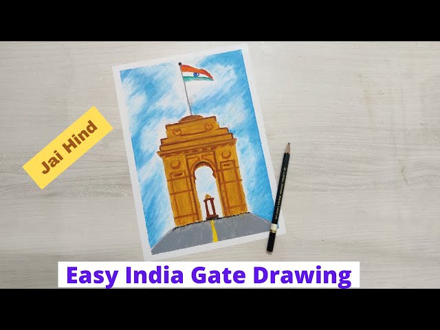 India gate image. indian architecture - vector illustration. | CanStock