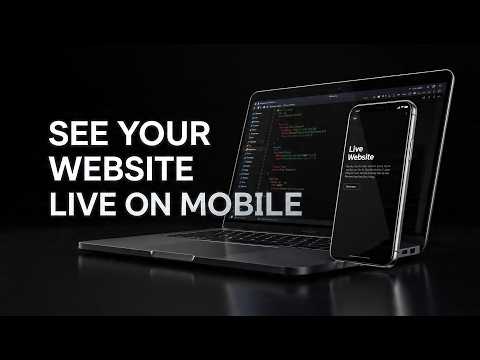 Test Website Live on Phone (VS Code)