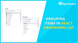 Grouping Items in React Dropdown List