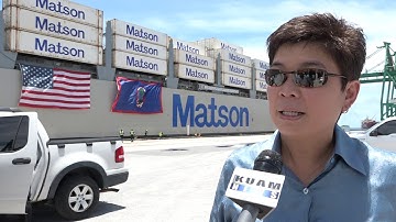 Matson welcomes biggest container ship built in the U.S.