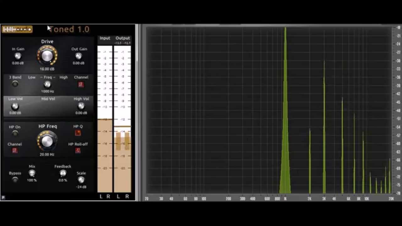 Toned (1 kHz harmonic test) by LVCAudio YouTube