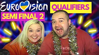 EUROVISION 2023 - LIVE REACTION TO SEMI FINAL 2 QUALIFIERS | AMERICAN COUPLE REACTION