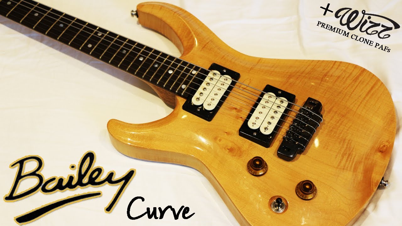 Bailey Curve...Solid Maple & Handcrafted In Scotland (+Wizz Premium Clone PAFs)