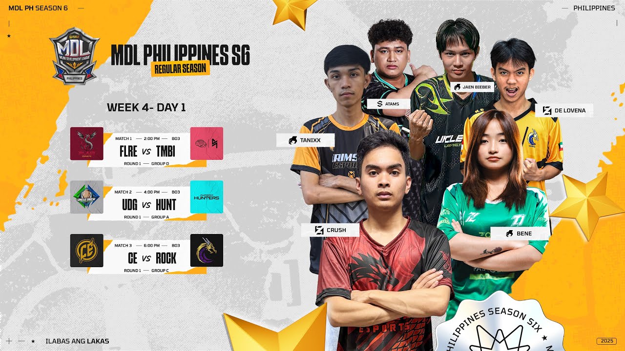🔴 LIVE | MDL PH S6 | FILIPINO - Week 4 Day 1
