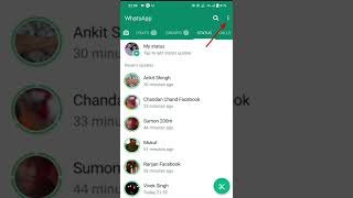 GB WhatsApp status secret tricks | WhatsApp status hidden setting | #hidestatus| #shorts screenshot 4