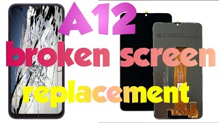Samsung A12 screen replacement | a10 , a11 , a20 , a22 5g , a13 , a14 …. are following the same way