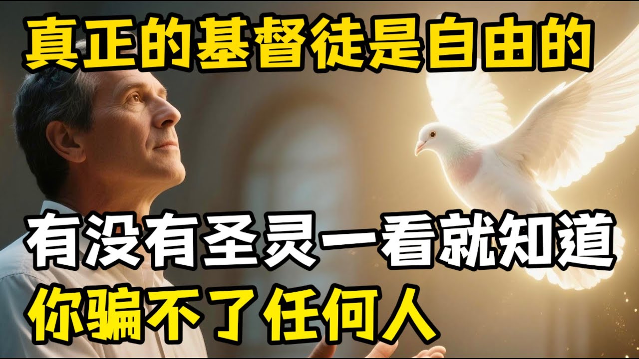 做自由的基督徒，让圣灵充满你，别试图骗任何人，你只能欺骗你自己。一眼便知！