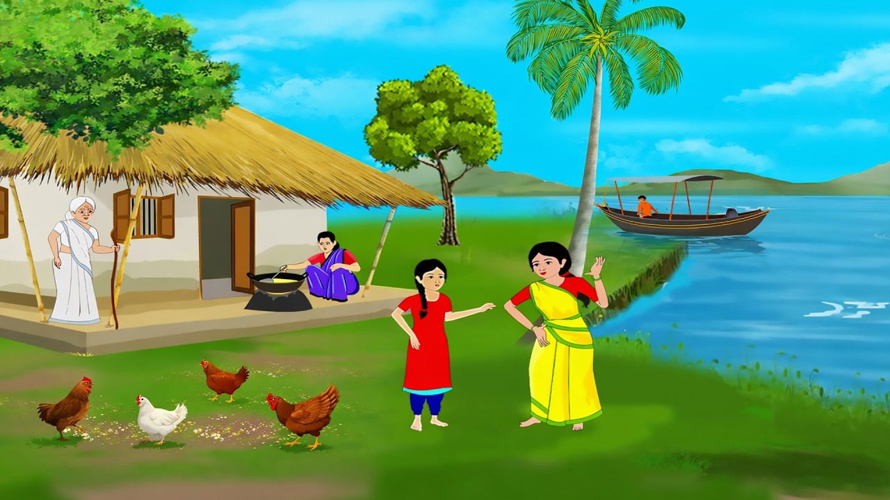 নদীর পাড়ে ছুটকির সংসার । Bengali Moral Stories। Rupkothar Golpo । Bangla Golpo। Thakumar Jhul