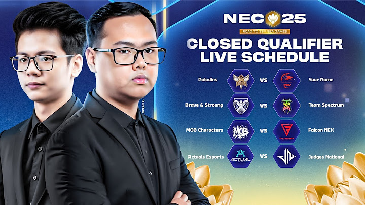 [Official Restream] NEC Closed Qualifier Day 🇲🇲