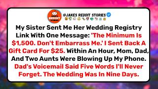 My Sister Demanded $1,500 For Her Wedding Gift. I Sent $25. Then Grandma's Will Changed Everything