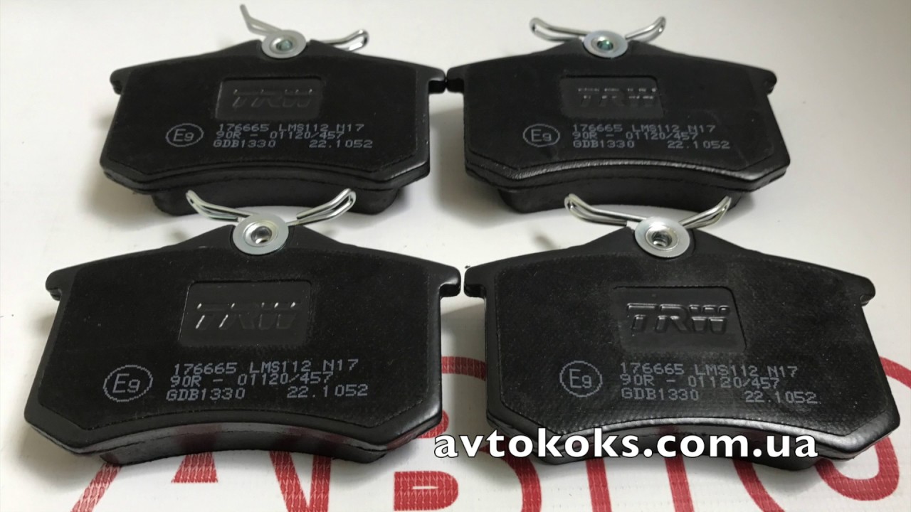 Колодки trw gdb 2114