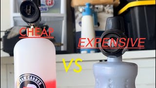 Is there a difference between cheap and expensive foam cannons?