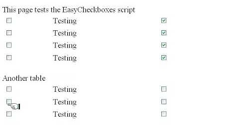 EasyCheckboxes