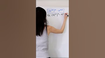 EXPONENT RULES - POWER OF A POWER #shorts #math #maths #mathematics