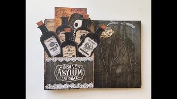 Printable Kit. Halloween Theme Ephemera storage folder flip through by SS Digital studio