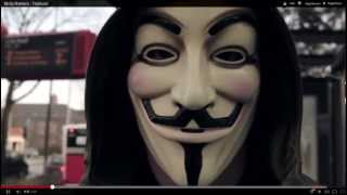 Клип с маской Гая Фокса (V for Vendetta)