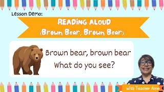 Reading Aloud: Brown Bear, Brown bear