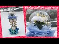 DIY Bubble Rose Balloon Bouquet/How to make Bobo Bubble Balloon Bouquet with roses inside