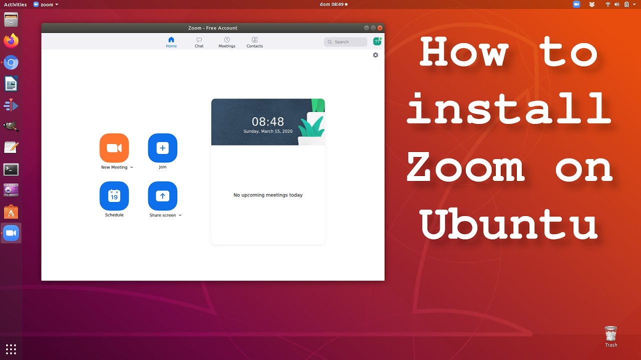 How to install Zoom on Ubuntu and derivatives