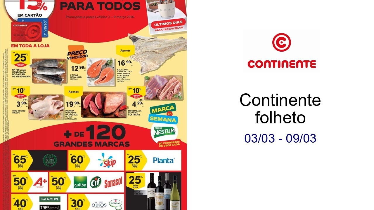 Continente folheto 03/03 - 09/03