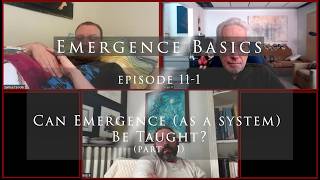 Emergence University Basics | Seminar 11-1 (Can Emergence Be Taught)  part 1
